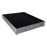 Base Cama Queen Size Capitonada Tapizada Colchones Recamara