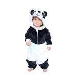 Pijama Niños Panda Térmica Con Bolsillos