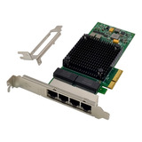 Tarjeta De Red Para Servidor Gigabit I350-t4 Pci-e X4 Quad R