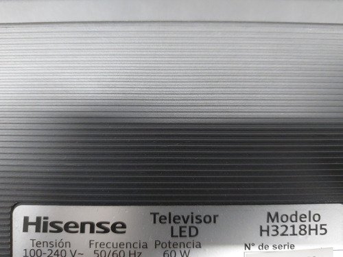 Tv Hisense H3218h5 Con Pantalla Dañada 