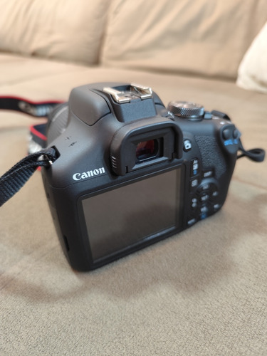 Câmera Canon Eos Rebel T7 Plus, Com Lentes 50 Mm E 18-55 Mm 