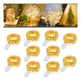 Cadena De 3 Metros Luces Led Decorativas Paquete De 10 Pcs