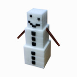 Figura Snow Golem Minecraft