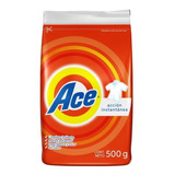 Caja De Detergente Ace Con 18 Piezas De 500 Grs. Cada Una