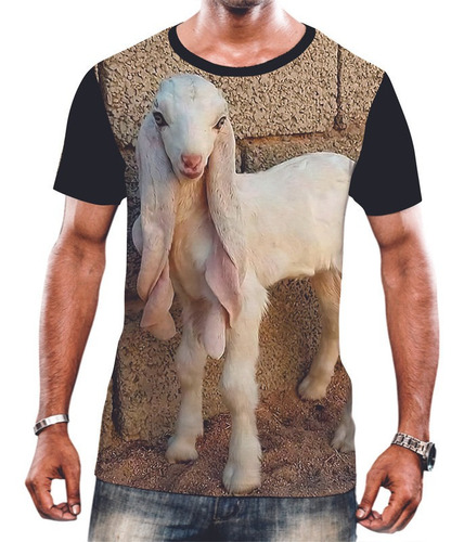 Camiseta Camisa Unissex Animal Cabra Cabrito Bode Fazenda 2