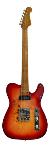 Guitarra Electrica Sqoe Setl550 Tipo Telecaster Roja