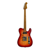 Guitarra Electrica Sqoe Setl550 Tipo Telecaster Roja