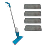Spray Mop Mágico C/ Reservatório + 4 Refil Extra Limp Fácil Cor Azul