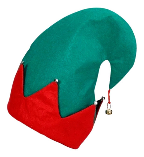 Gorro Elfo Navideño Santa Navidad Cascabel Elfico Papa Noel