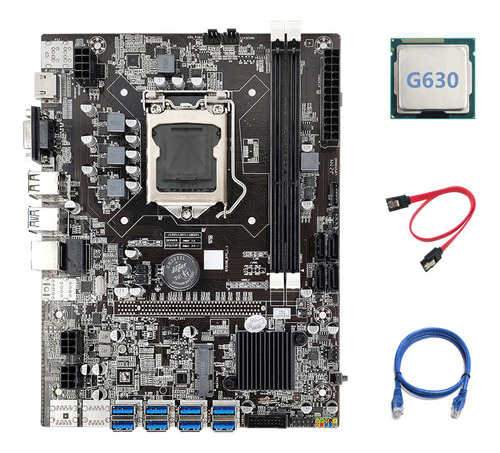 Placa Madre Minera B75 Btc Lga1155 8xpcie Usb3.0 Miner Mothe