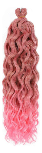 Extensiones De Cabello Trenzadas Ocean Wave Crochet Trenzas