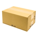 Caja Carton E-commerce 26x16x12 Cm Envios Paquete 25 Piezas