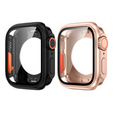 2 Fundas Y Cristal Para Apple Watch Serie 8 7 Se 6 5 4