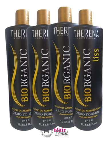 Progressiva Therena Biorganic Liss Zero De Formol - 04 Unid