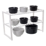 Rack Organizador De Objetos Mantimento Alimentos Lata Grande