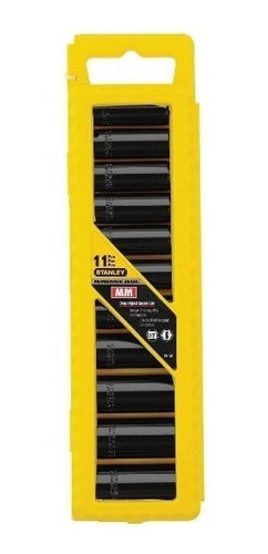 Juego Copas Impacto Cuad 1/2 11 Pcs Stanley 97126