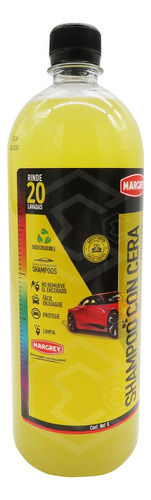 Shampoo Con Cera Platinum Auto Moto 1lt Alta Espuma Margrey