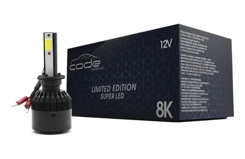 Kit Lampada Super Led Limited 12v 8000k H1 Code Tech One