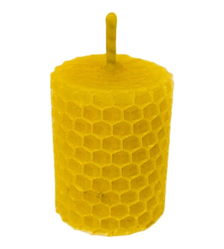 Mini Vela Cera De Abeja / Vela Miel 12 Pzas.