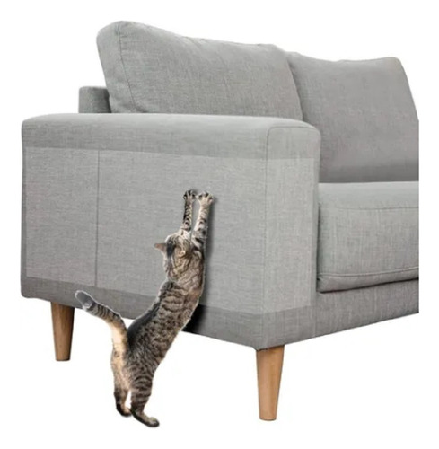 Cinta Antiarañazos X 10 Protectora Muebles Sofa Para Gatos