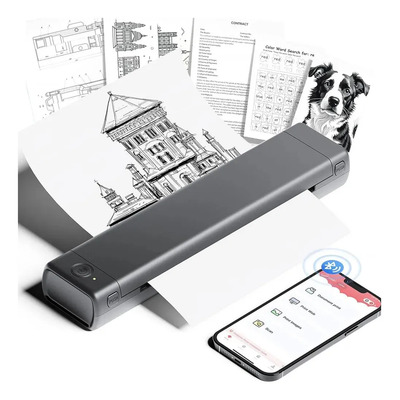 Impresora Térmica Phomemo M08F A4 Bluetooth Portátil para Documentos y Fotos | Envío gratis