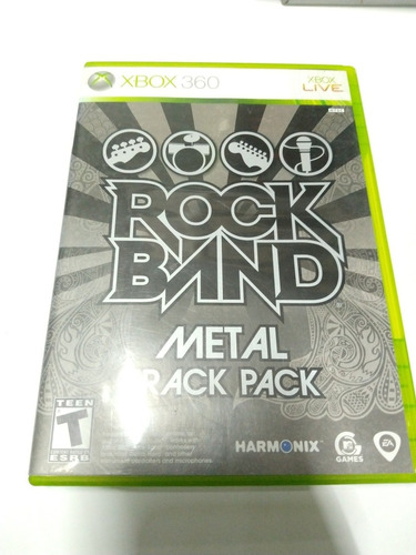  Rock Band Metal Track Pack Para Xbox 360 - Original