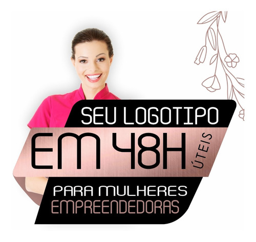 Logotipo Logomarca Feminino Para Mulher Em 48h