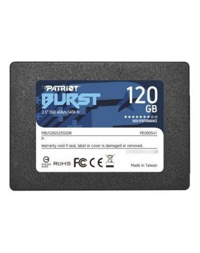 Disco Sólido Interno Patriot Burstelite Pbe120gs25ssdr 120gb