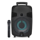 Parlante Bluetooth Karaoke Mlab 60w 8  + 2 Microfonos