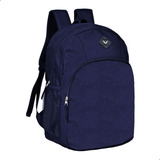 Mochila Urbana Yepp Escolar Mm9115 Cor Azul  Design Liso 20l