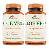 Aloe Vera 100%  Cápsulas Vegan - Estreñimiento, Digestión X2