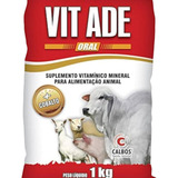 Vit Ade Vitamínico 1kg Calbos Misturar Sal/ração Suínos Aves