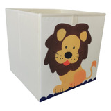 Caja Almacenamiento Juguetes Plegable Infantil Leon