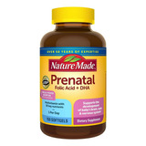 Nature Made Prenatal Multi + Dha 200mg, 150 Cápsulas Blanda