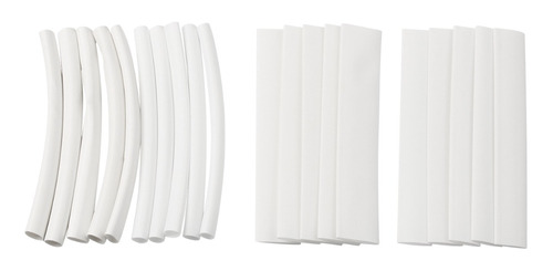 Tubos  Termofit Kit De 20 Piezas Color Blanco