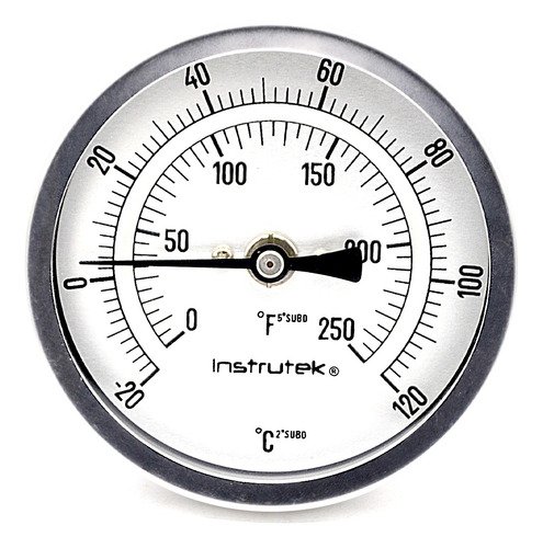 Termómetro Refrigeración 3 PLG -20/120°c Vást. 2.5 Rosca 1/2