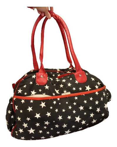 Bolso Maternal Las Floritas + Cambiador, Grande