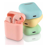 Auriculares Inalambricos Bluetooth I12 Color Amarillo