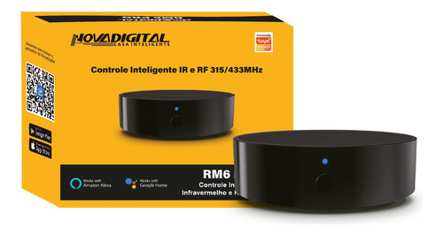 Controle Remoto Ir + Rf 433 Rm5 Smart Universal Wifi Alexa