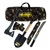 Kit Acampamento Escoteiro/militar Camuflado Tático Paraboni