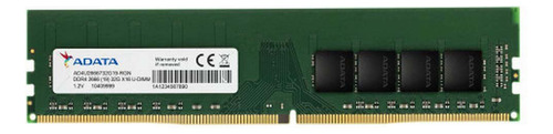 Memoria Ram Adata Ad4u26668g19-sgn 1x8gb Ddr4 2666mhz