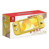 Nintendo Switch Lite Amarelo Novo 256gb Com Jogos.