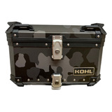 Baúl Kohl Aluminio Gris Negro Camo 50 Lts