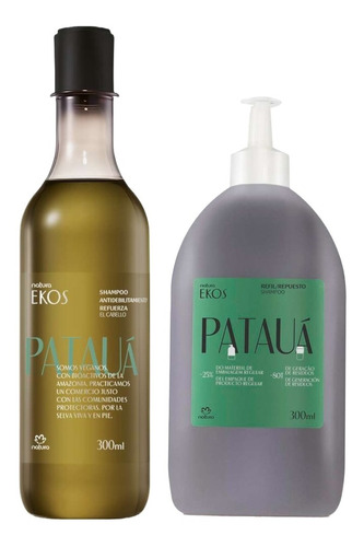 Shampoo + Repuesto Pataua Ekos Natura