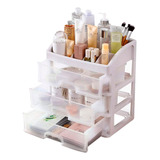 Organizador Transparente De Maquillaje Con Compartimentos