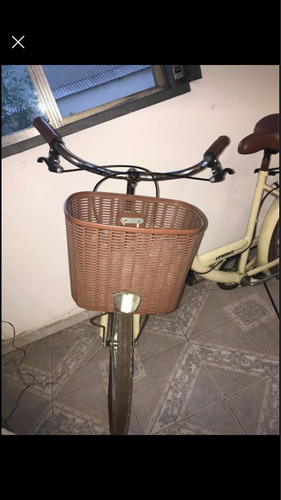 Bicicleta Vintage De Paseo Con Canasto