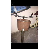 Bicicleta Vintage De Paseo Con Canasto