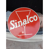 Antiguo Cartel Sinalco Redondo Carton Prensado Original