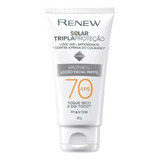 Protetor Solar Facial Avon Renew Fps70 40g