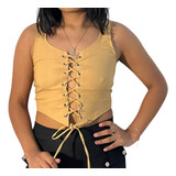 Top Ajustable Mujer Top Estilo Corset